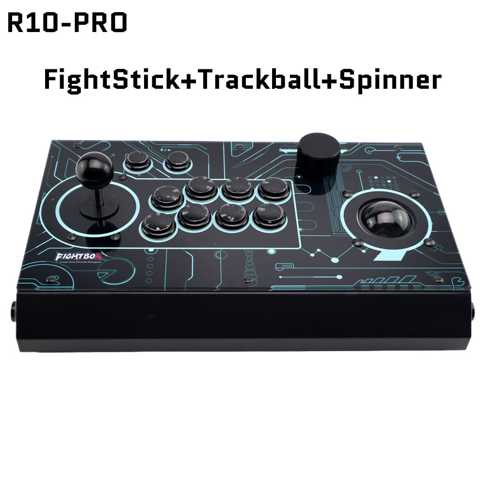 Trackball Controller Arcade - FightBox R10-PRO Arcade Fight Stick, Trackball