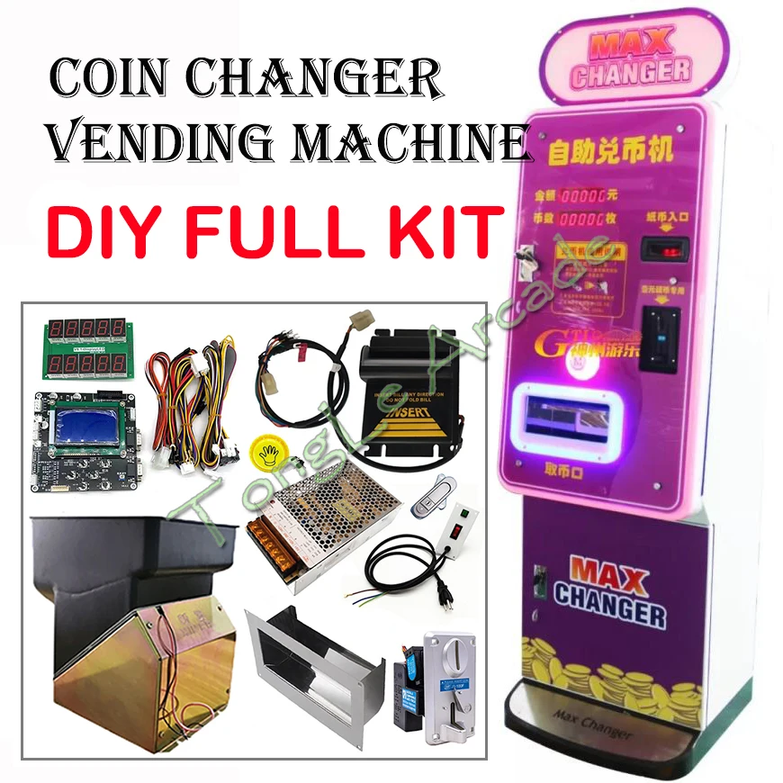 Token Coin Mechanism - Bozuk Para Değiştirici DIY Kiti, LCD