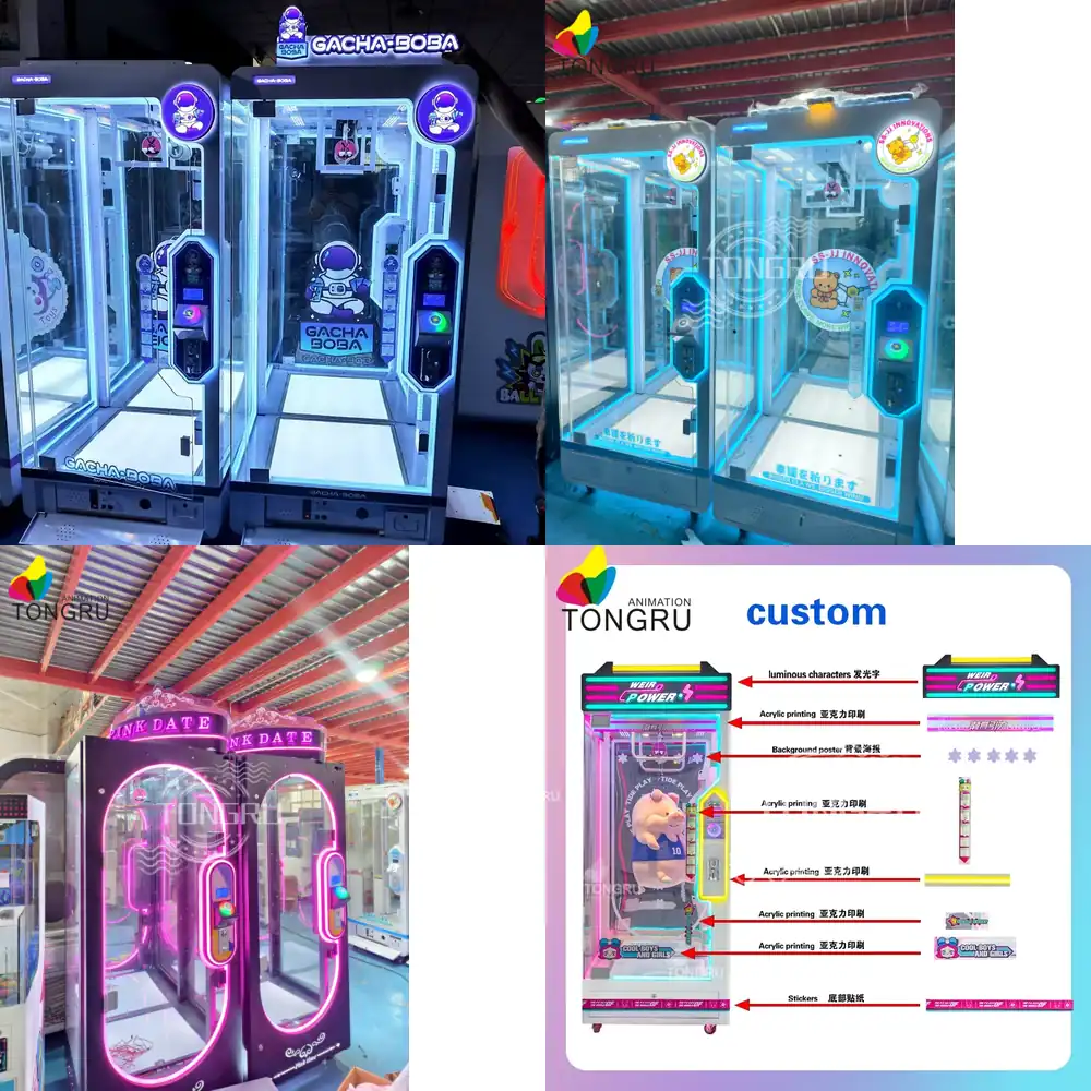 Arcade Game Vending Machine - Büyük Oyuncak Vinç Halat Kesme Makas