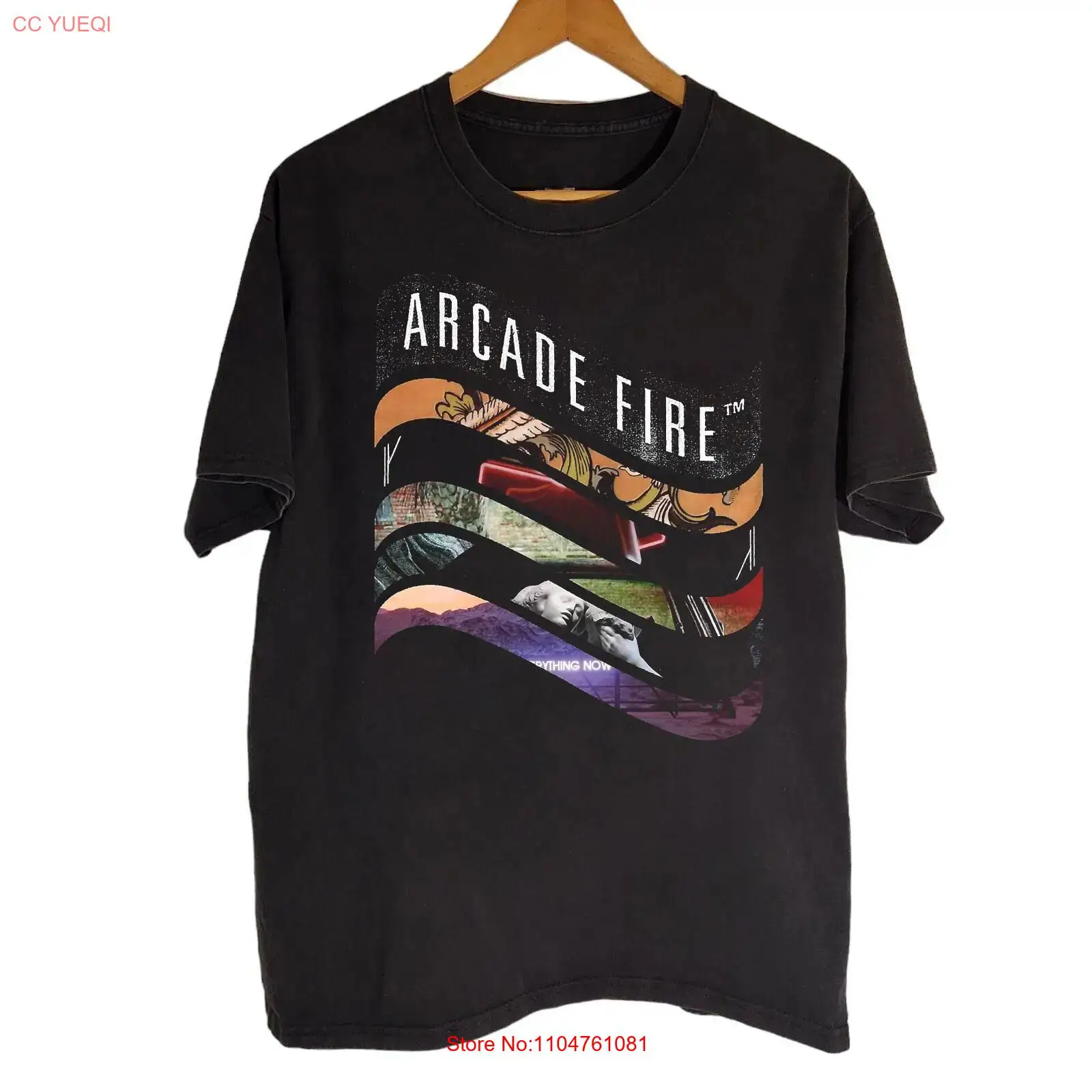 Arcade No - NADİR Arcade Fire Siyah Pamuklu Tüm