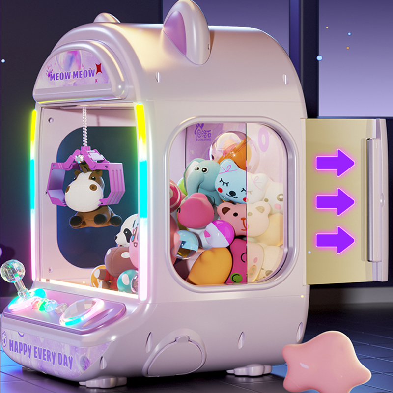Claw Crane Machine - Kendin Yap Mor Otomatik Oyuncak Makinesi