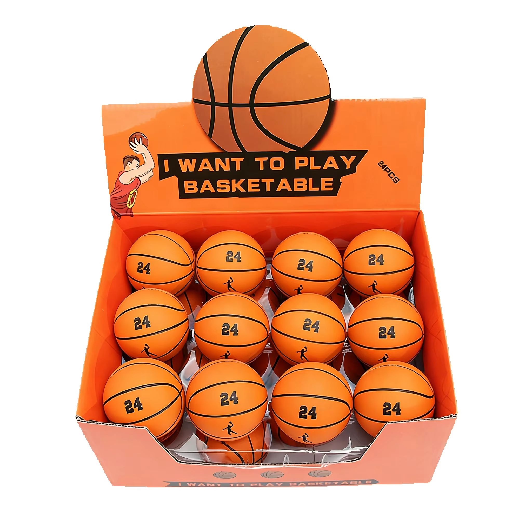 Basketball Arcade Game - 6cm Ultra Yüksek Esneklikte Mini Kauçuk