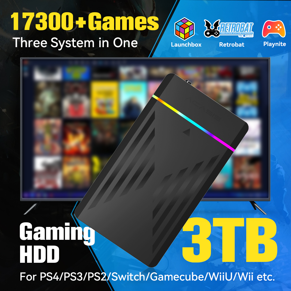 3 TB Taşınabilir Oyun HDD Laun - Arcade X incelemesi ve fiyatı
